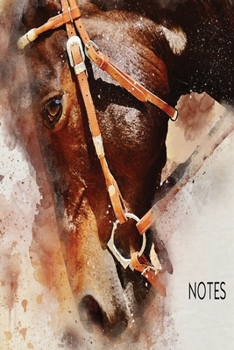 Paperback Notes: Journal, Blank Lined Notebook, Diary With Horse Cover Book
