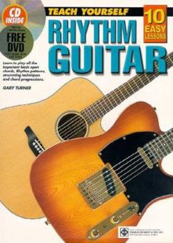 Paperback 10 Easy Lessons Rhythm Guitar Bk/CD Book