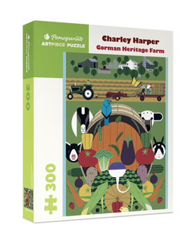Misc. Charley Harper Gorman Heritage Farm 300 Piece Jigsaw Puzzle Book