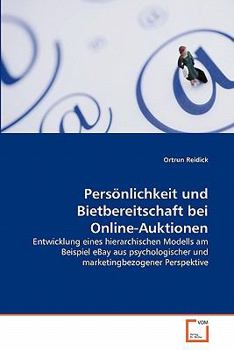 Paperback Persönlichkeit und Bietbereitschaft bei Online-Auktionen [German] Book
