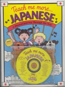 Paperback Teach Me More Japanese [With 20-Page Book] Book