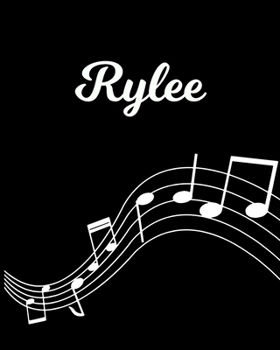 Paperback Rylee: Sheet Music Note Manuscript Notebook Paper - Personalized Custom First Name Initial R - Musician Composer Instrument C Book
