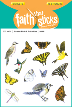 Paperback Garden Birds and Butterflies Book