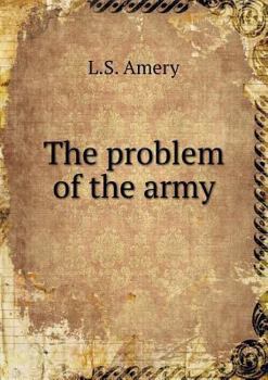 Paperback The problem of the army Book