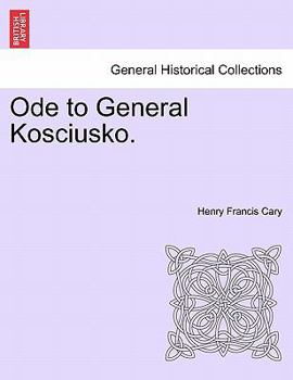 Paperback Ode to General Kosciusko. Book