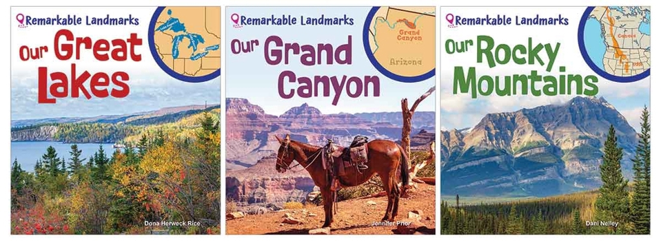 Paperback Remarkable Landmarks Series Grade 2 3-Book Set Book