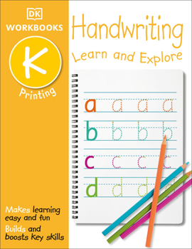 Paperback DK Workbooks: Handwriting: Printing, Kindergarten: Learn and Explore Book