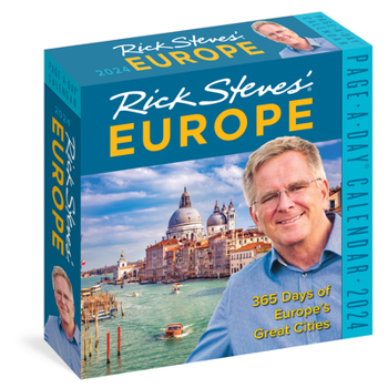 Calendar Rick Steves' Europe Page-A-Day Calendar 2024: 365 Days of Europe's Great Cities Book