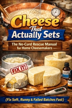Paperback Cheese That Actually Sets: The No-Curd Rescue Manual for Home Cheesemakers (Fix Soft, Runny & Failed Batches Fast) Book