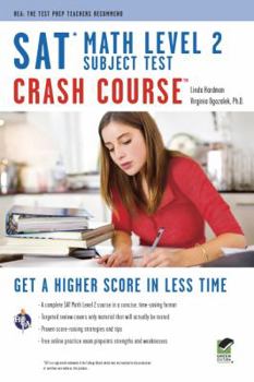 Paperback SAT Subject Test(tm) Math Level 2 Crash Course Book + Online Book