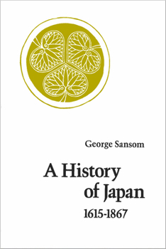 Paperback A History of Japan, 1615-1867 Book