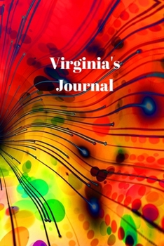 Paperback Virginia's Journal: Personalized Lined Journal for Virginia Diary Notebook 100 Pages, 6" x 9" (15.24 x 22.86 cm), Durable Soft Cover Book