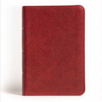 Imitation Leather NASB Large Print Compact Reference Bible, Burgundy Leathertouch Book