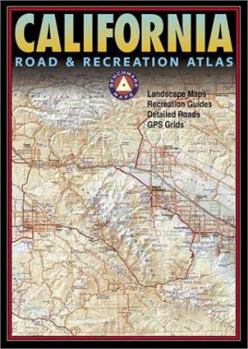 Paperback California Road & Recreation Atlas Book