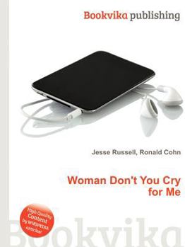 Paperback Woman Don't You Cry for Me Book