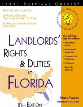 Paperback Landlords' Rights & Duties in Florida Book