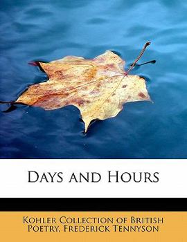 Paperback Days and Hours Book