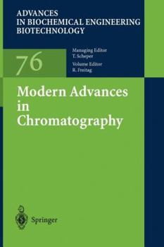 Paperback Modern Advances in Chromatography Book