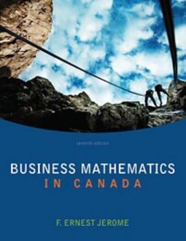Hardcover Business Mathematics In Canada Book