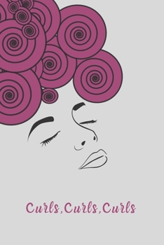 Paperback Curls, Curls, Curls: Pink Curls Book