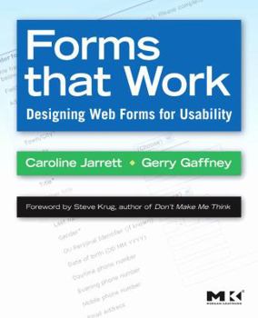 Paperback Forms That Work: Designing Web Forms for Usability Book