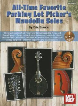 Paperback All-Time Favorite Parking Lot Picker's Mandolin Solos [With CD (Audio)] Book