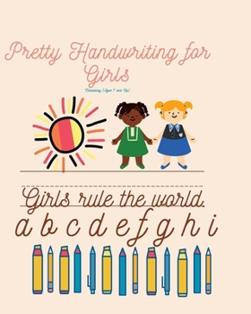 Paperback Pretty Handwriting for Girls: Nickainley Script Book