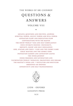 Hardcover Sri Chinmoy: Answers VIII Book