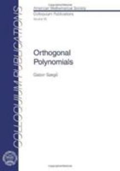 Paperback Orthogonal Polynominals Book