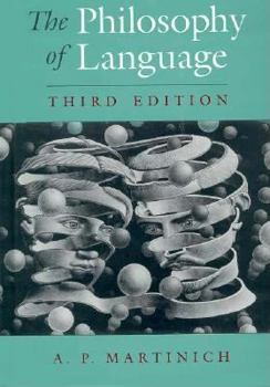 Hardcover The Philosophy of Language Book