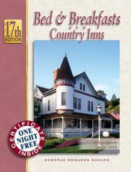 Paperback Bed & Breakfasts and Country Inns, 17th Edition Book