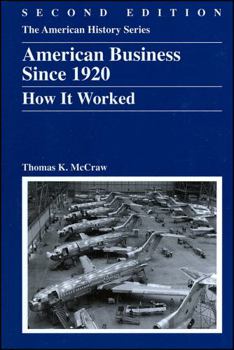 Paperback American Business Since 1920: How It Worked Book