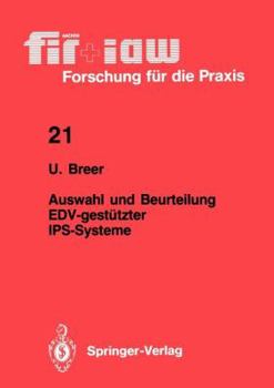 Paperback Auswahl Und Beurteilung Edv-Gestützter Ips-Systeme [German] Book