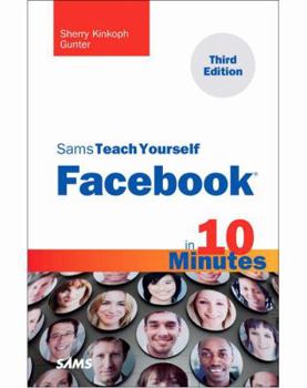 Paperback Sams Teach Yourself Facebook in 10 Minutes Book