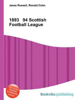Paperback 1893 94 Scottish Football League Book