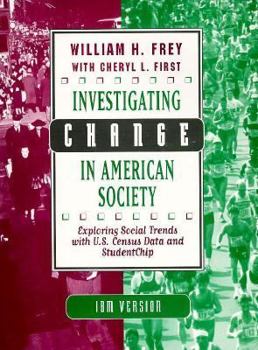 CD-ROM Investigating Change in American Society, IBM Version Book