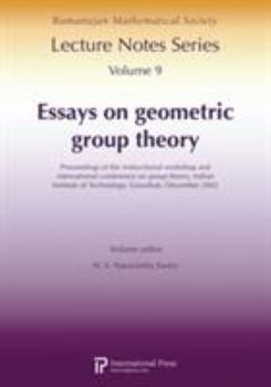 Paperback Ramanujan Lecture Notes Series, Vol. 9: Essays on geometric group theory Book