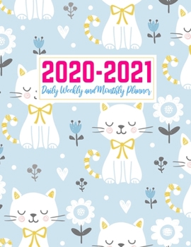 Paperback 2020-2021 Daily Weekly and Monthly Planner: Pretty Two Year Jan 1, 2020 - Dec 31, 2021 Calendar Organizer and Appointment Schedule Agenda Journal for Book