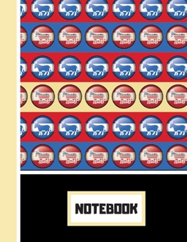 NOTEBOOK: American Donkey Pattern Print Novelty Gift - Donkey Notebook for Kids, Boys, Girls and Teens
