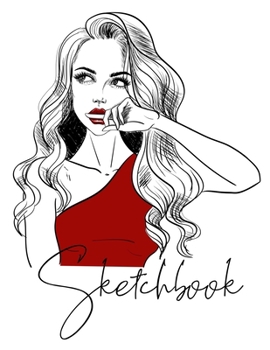 Sketchbook| Fashion Notebook for Drawing, Writing, Painting, Sketching, Doodling| 200 Pages, 8.5x11 High Premium White Paper