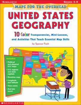 Paperback Maps for the Overhead: United States Geography Book