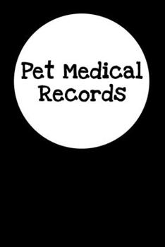 Paperback Pet Medical Records: Vet Visits and Immunizations Logbook Book