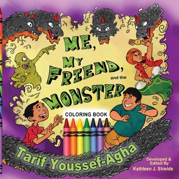 Paperback Me, My Friend, and the Monster, Coloring Book