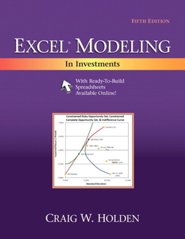 Paperback Excel Modeling in Investments Book