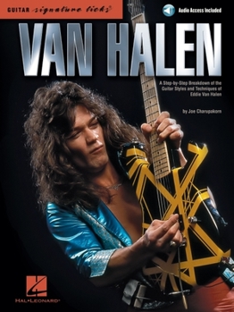 Paperback Van Halen - Signature Licks a Step-By-Step Breakdown of the Guitar Styles and Techniques of Eddie Van Halen by Joe Charupakorn Book/Online Audio Book