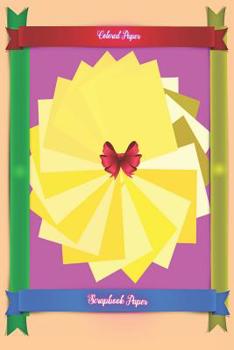 Paperback Scrapbook Paper: Color Paper Book