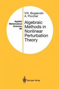 Paperback Algebraic Methods in Nonlinear Perturbation Theory Book