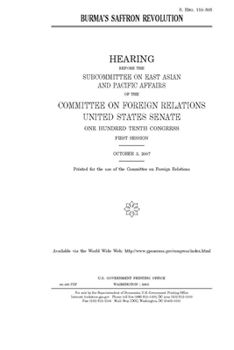 Paperback Burma's saffron revolution Book