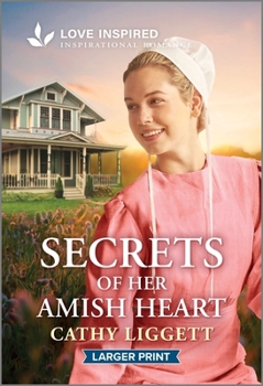 Mass Market Paperback Secrets of Her Amish Heart: An Uplifting Inspirational Romance [Large Print] Book