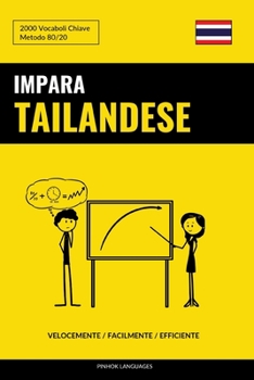 Paperback Impara il Tailandese - Velocemente / Facilmente / Efficiente: 2000 Vocaboli Chiave [Italian] Book